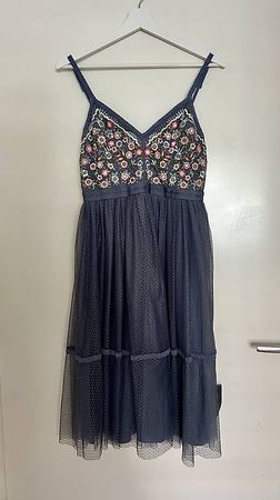 Needle & Thread  Embroidered Tulle Dress  Grösse 34