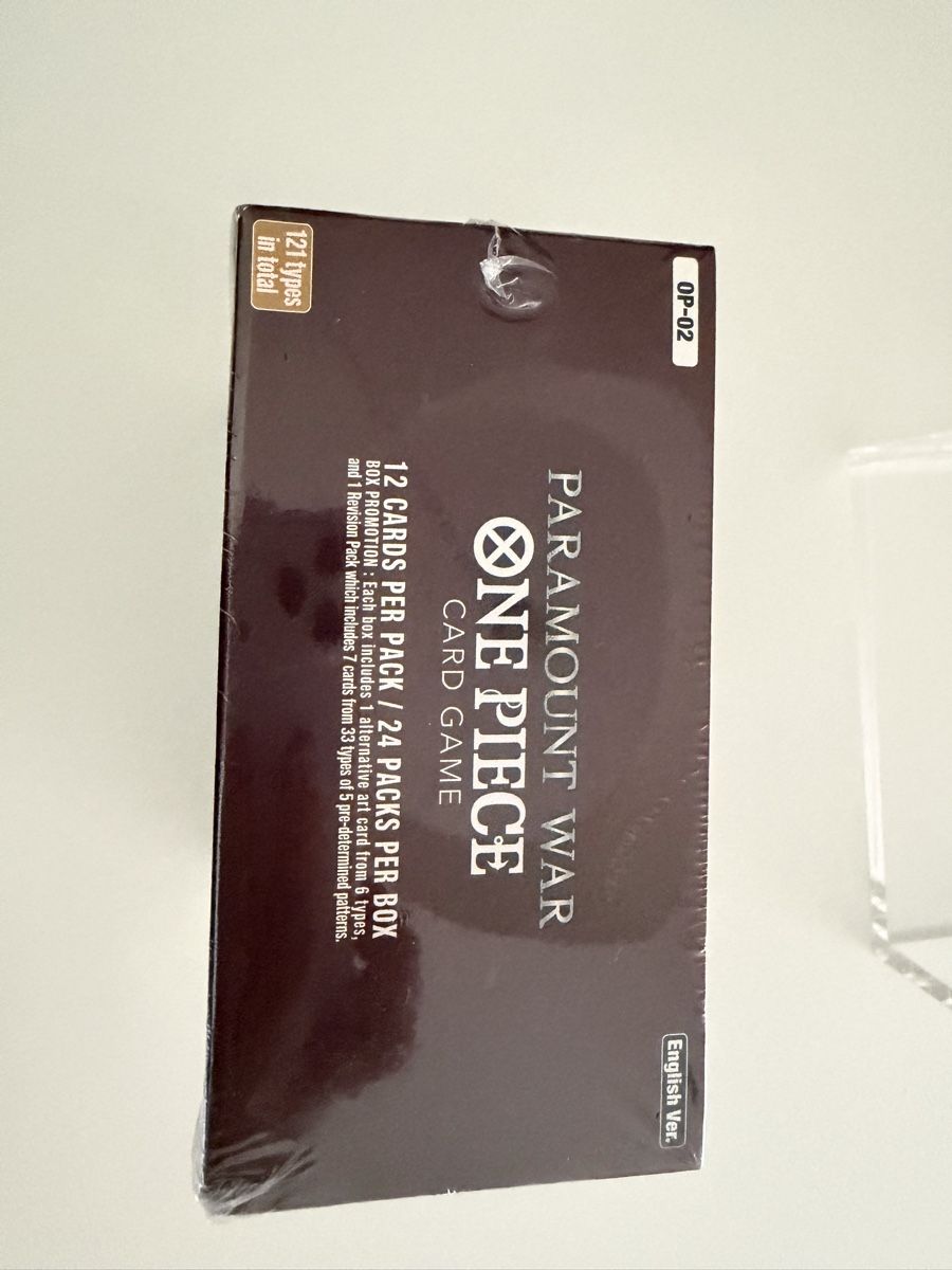 Bandai Sammelbilder & Trading cards: Op02 box – Gebraucht aus S. Antonino von Mc2495 2