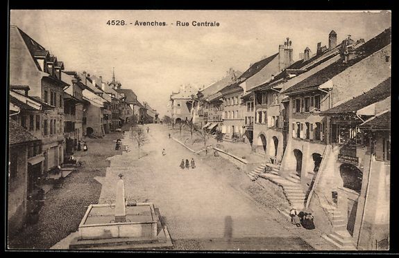 Cartoline postali: AK Avenches, Rue Centrale – Usato da Berlin venduto da bartko-reher