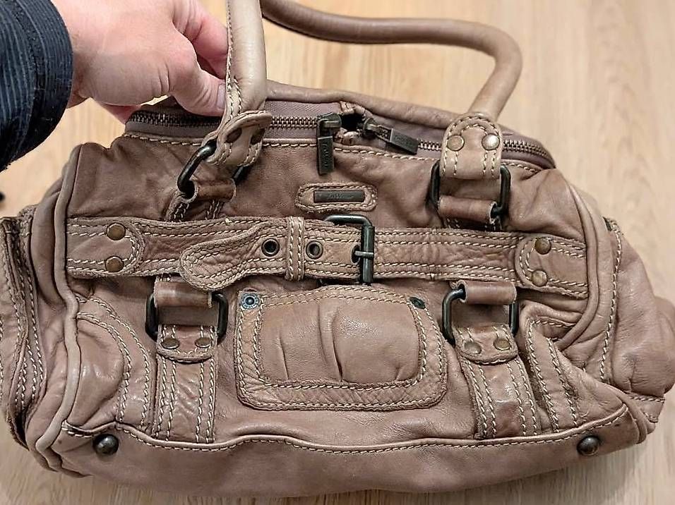 Borse da donna: InWear Lederhandtasche – Usato da Cham venduto da swingi