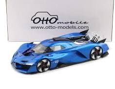 ALPINE ALPENGLOW HY6 2024 BLAU METALLIC 1:18 OTTO