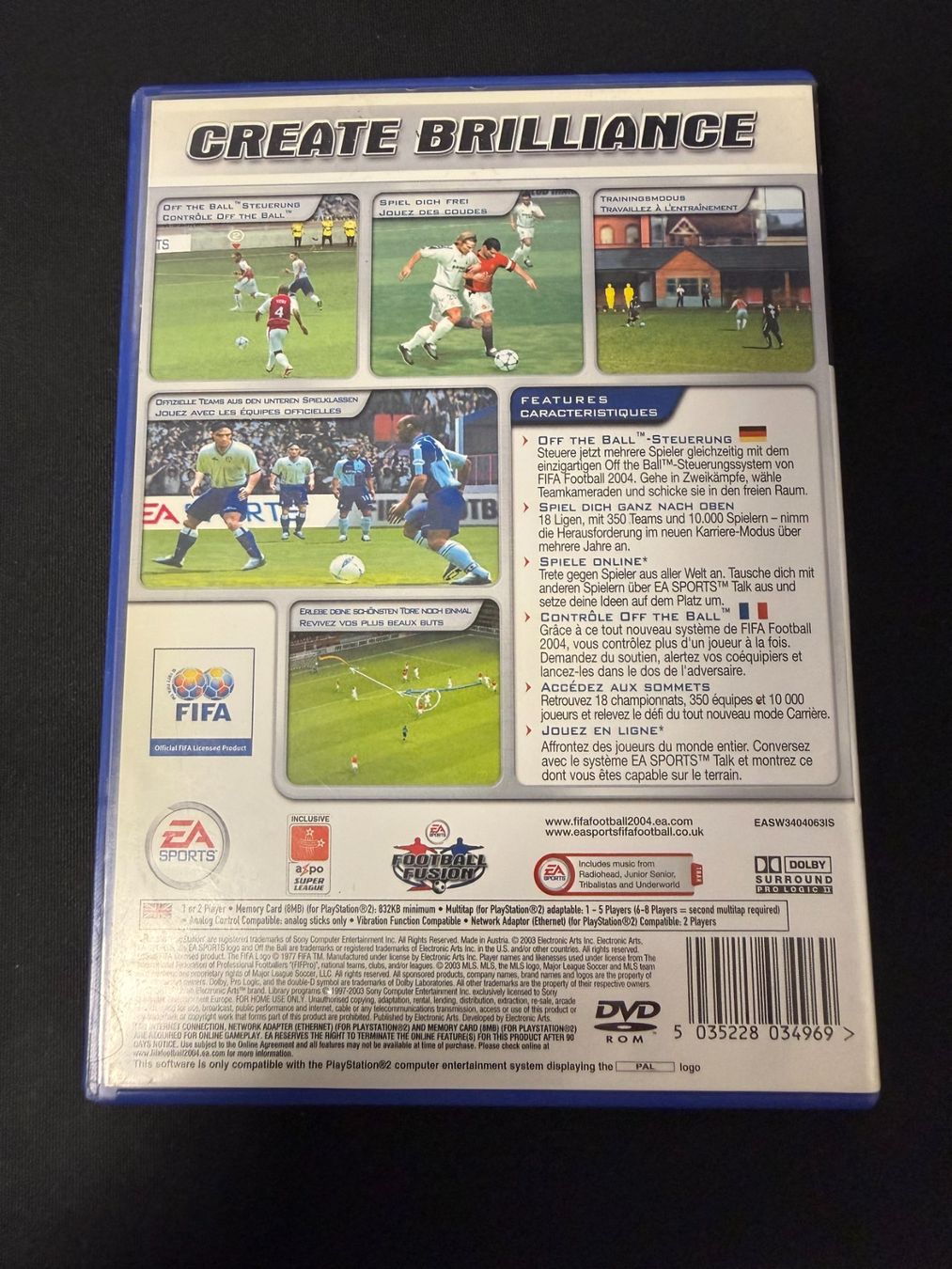 Sony Giochi: Fifa Football 2004 - PS2 – Usato da Pont-de-la-Morge venduto da Darfal 2
