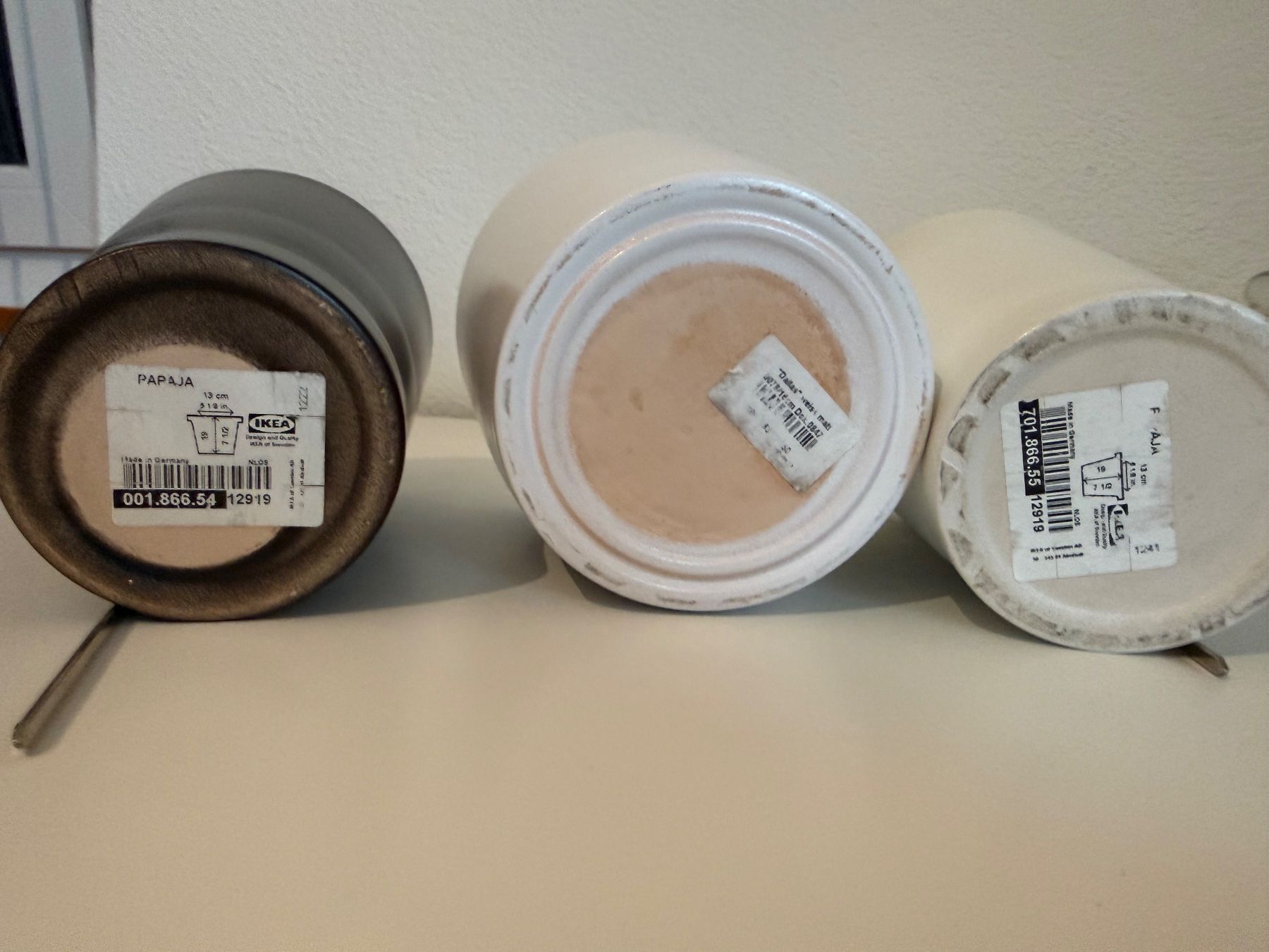 Ikea Vasi per fiori: Blumentöpfe Keramik 3 Stück – Nuovo (secondo la descrizione) da Altendorf venduto da Elenaneagu22 2