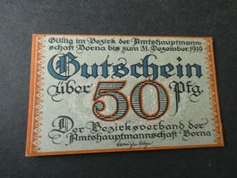 Dt. Reich, Borna -  Notgeldschein
