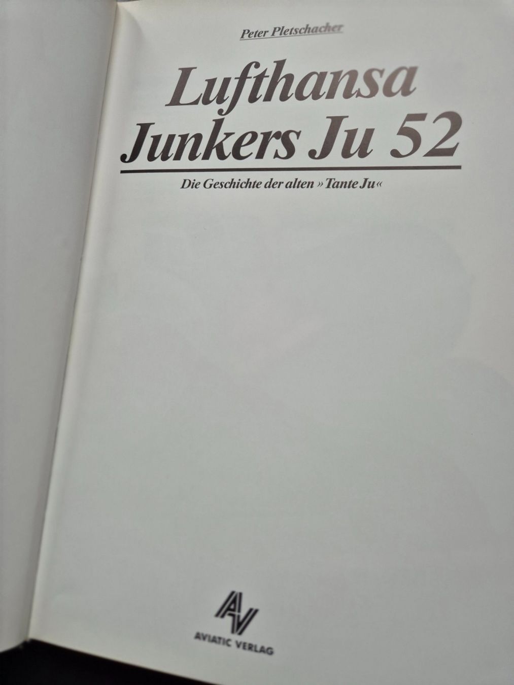 Libri: Buch Lufthansa Junkers Ju 52 – Usato da Hüntwangen venduto da ABCCBA01 1