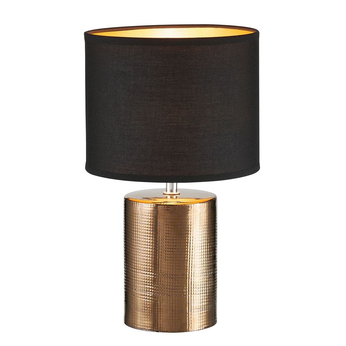 Lampade: Tischleuchte, Stoffschirm, 35 cm Höhe – Nuovo (secondo la descrizione) da Kreuzlingen venduto da Smart-Light 2