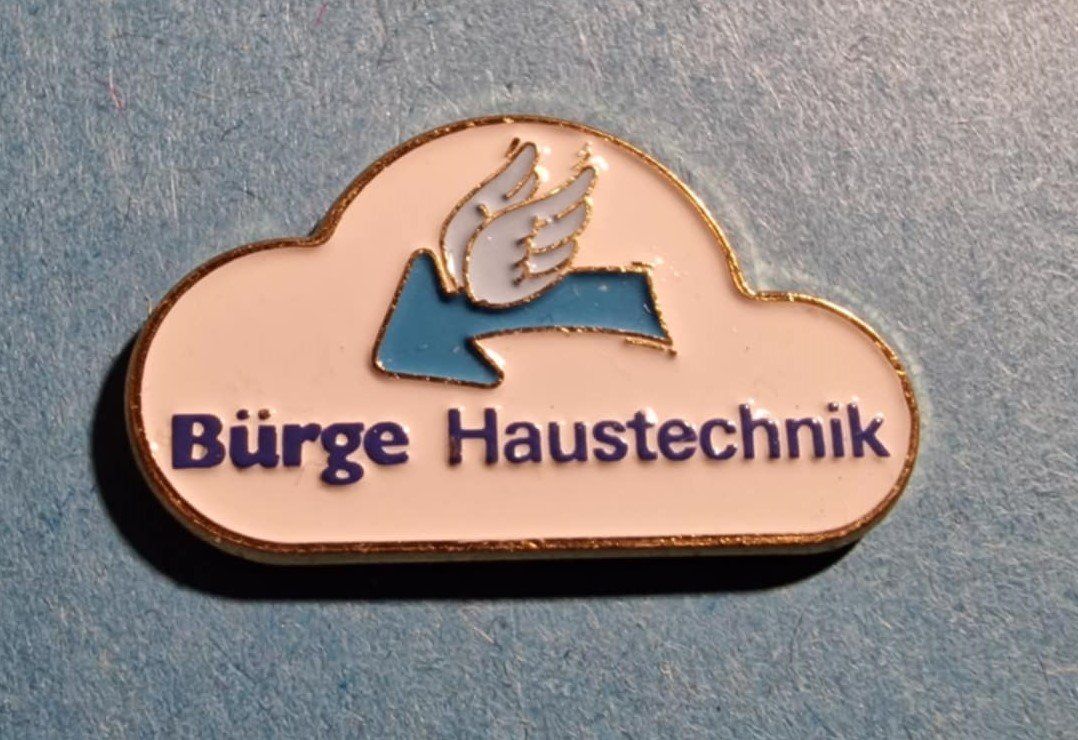 Plaquettes & Badges: Pin Bürge Haustechnik – D'occasion à Härkingen par specialshapes