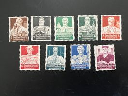 Deutsches Reich 1934  MiNr. 556-564  *  (5043)