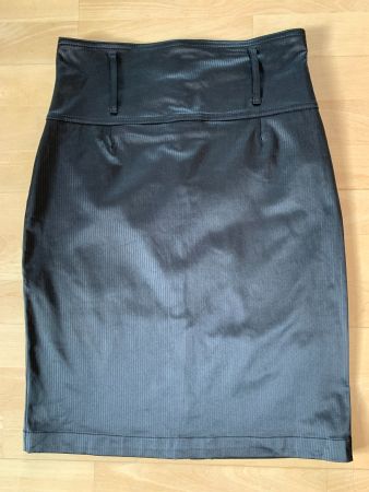 SISLEY Damen Rock, ca. Gr. 38, Schwarz
