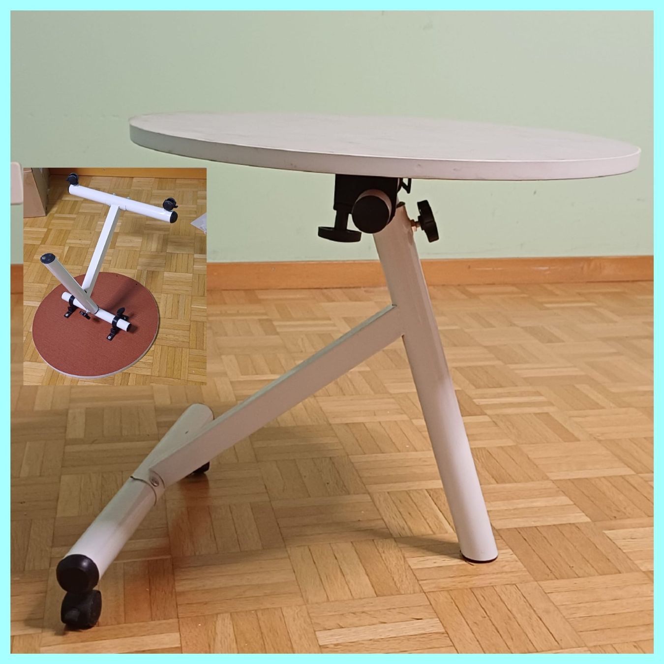 Tische: Table basse ronde à roulettes, réglable en hauteur – Gebraucht aus Payerne von jea_m6nb 5
