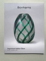 Bonhams: Important Italian Glass Auction Catalogue Book