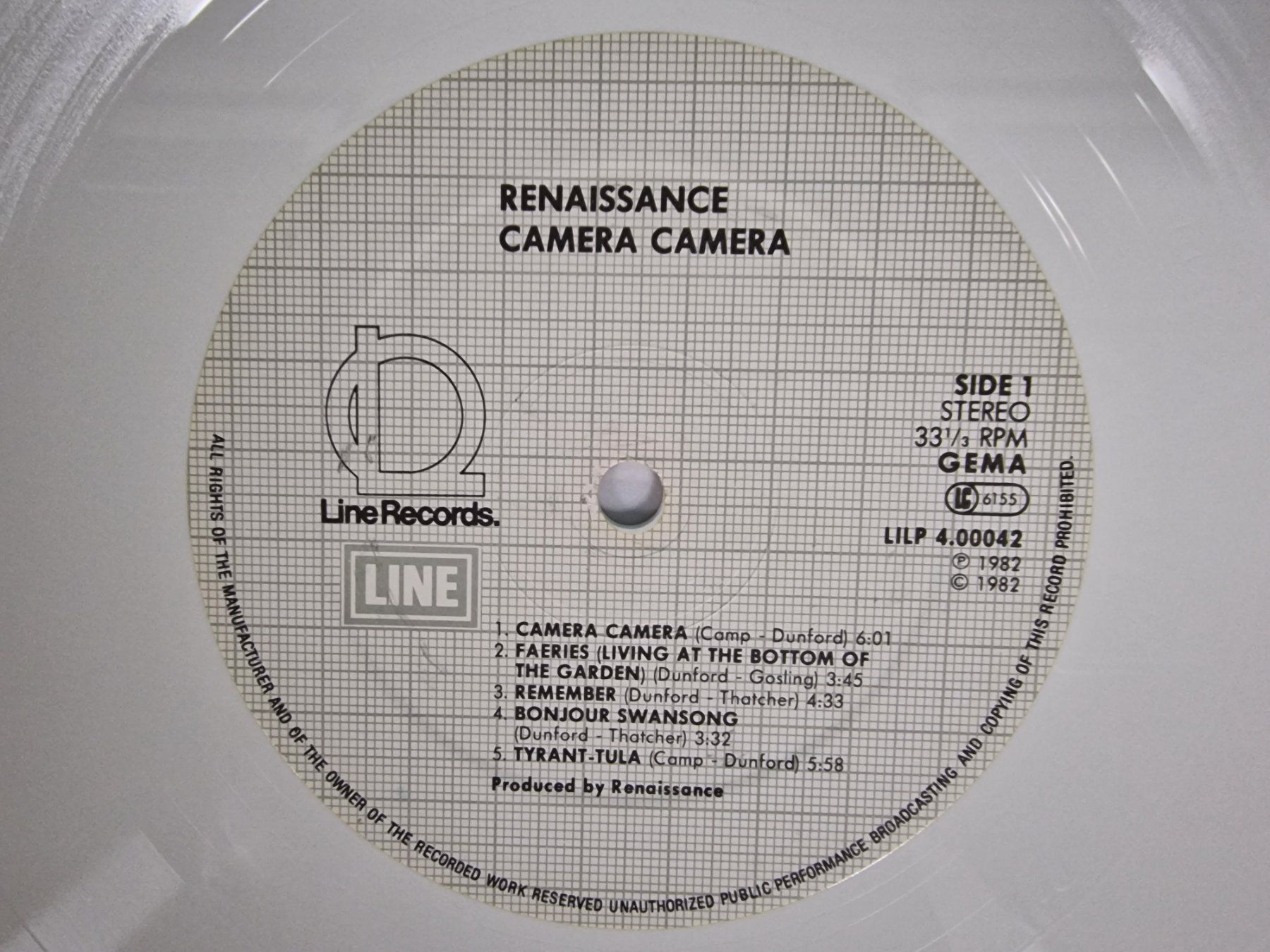 Dischi in vinile: Renaissance LP  – Camera Camera – Usato da Root venduto da atelier22 2