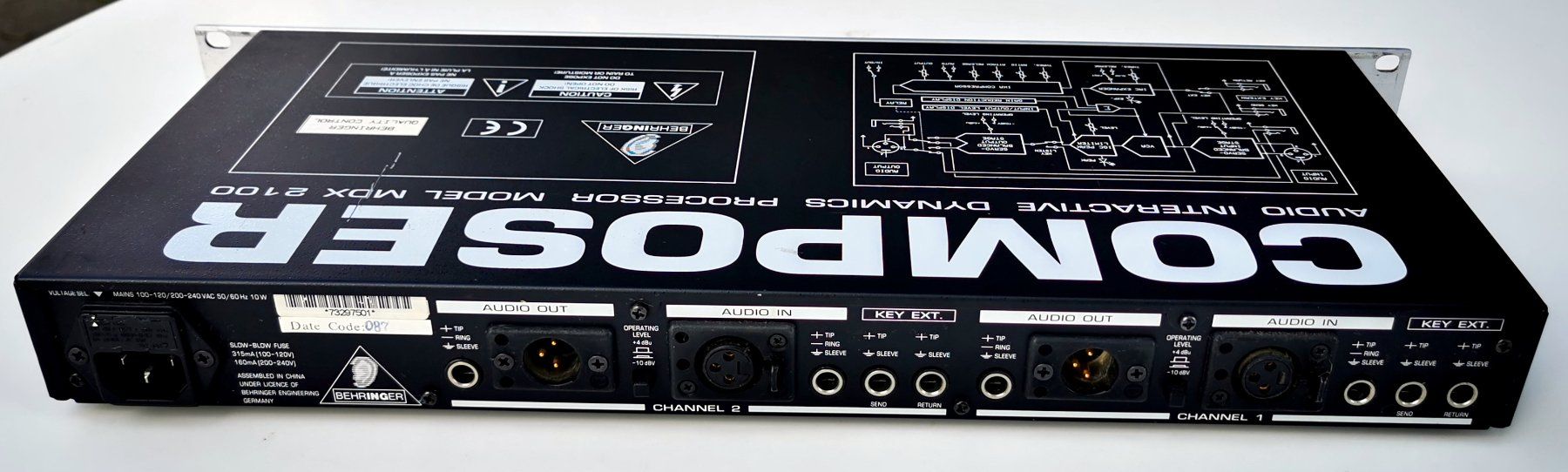 Behringer Equalizer: Behringer Composer MDX 2100 Dynamics Processor – Gebraucht aus Wohlen AG von Sreichmuth 4