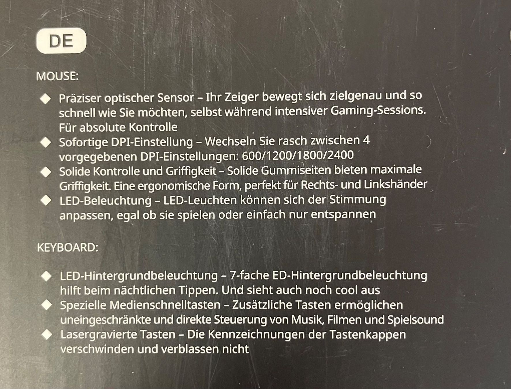 Tastiere: Gaming Tastatur Devastator 3 mit Farben – Usato da Wil SG venduto da WauWauBoutique 3