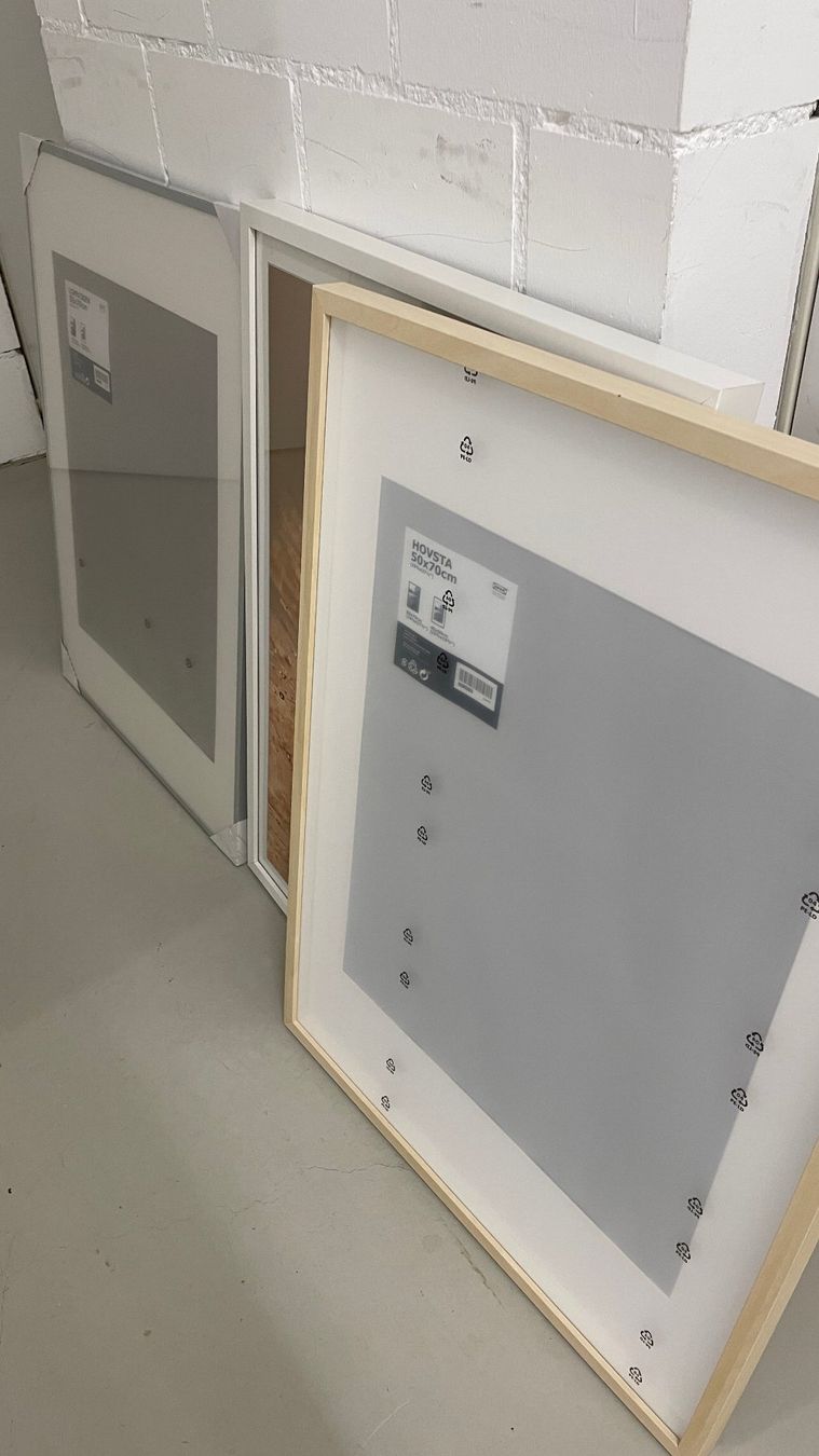 Ikea Cornici: 3 Bilderrahmen 50x70 cm – Nuovo (secondo la descrizione) da Burgdorf venduto da Crown. 2