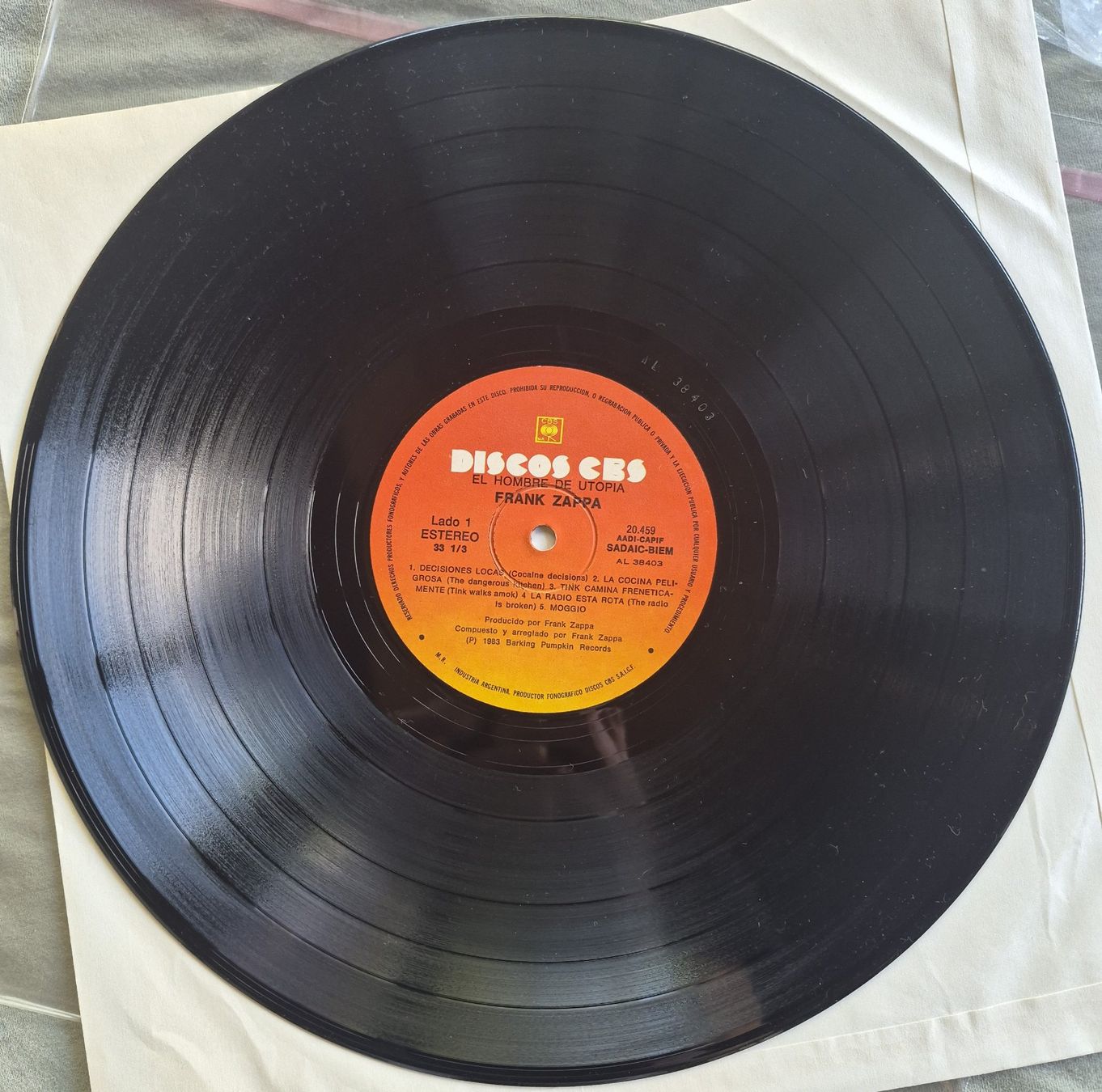 Dischi in vinile: Frank Zappa - The man from Utopia (Argentinian release) – Usato da Onex venduto da X-Ray69 3