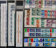 Lot Viererblöcke/Kleinbögen ET-oder gestempelt 1962 - 1968