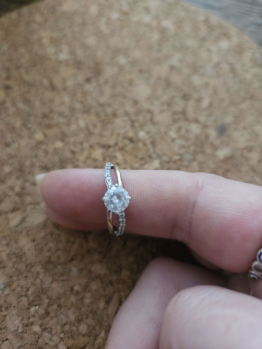 Anelli: Silber Ring mit Steinchen und Brilliant – Nuovo (secondo la descrizione) da Pratteln venduto da madi1990 4