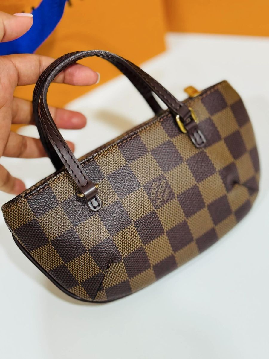 Louis Vuitton Borse da donna: Louis Vuitton Manosque Pochette im Damier Ebene – Usato da Widnau venduto da Pukpan_99 2