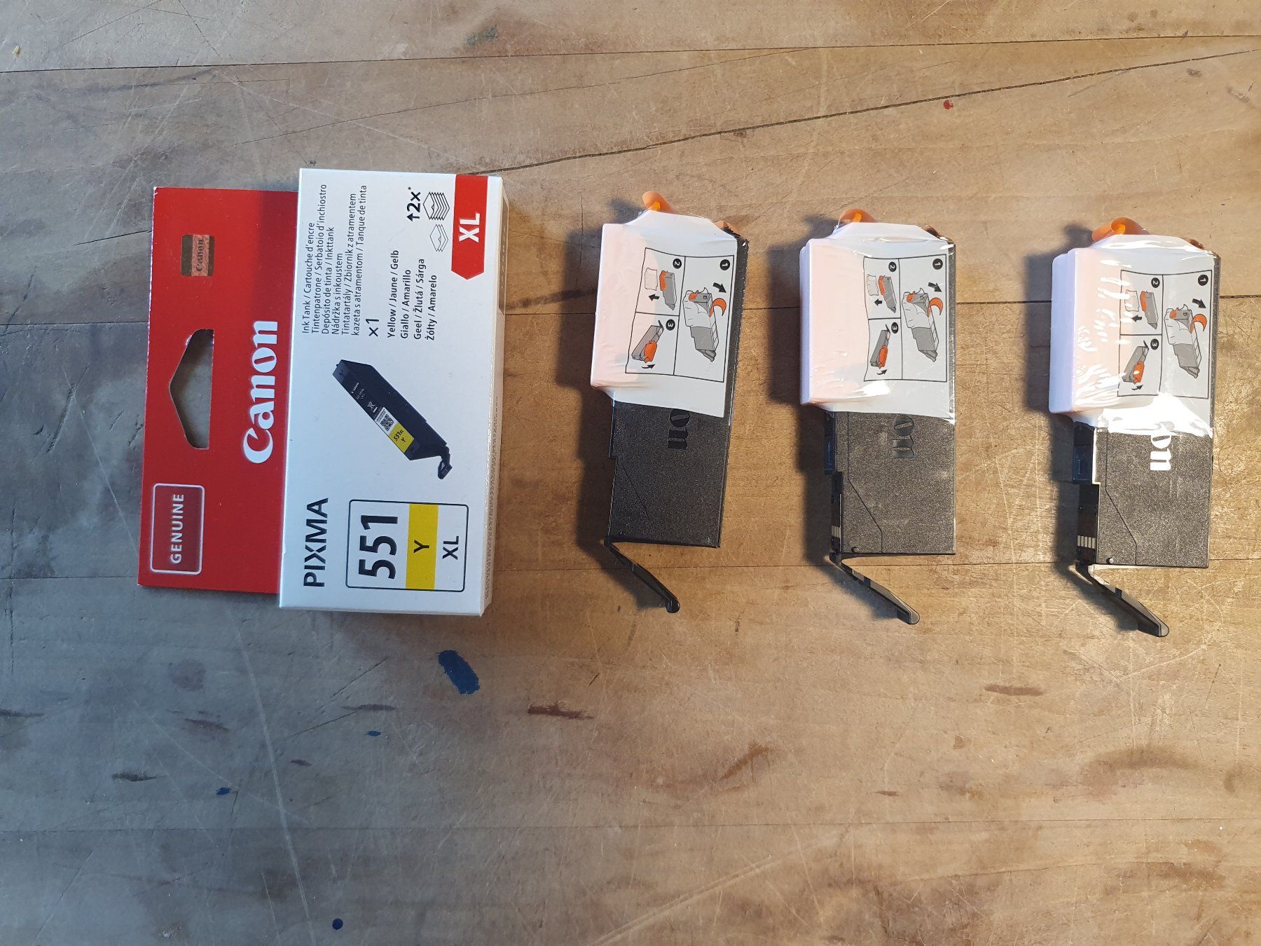 Canon Cartucce per stampanti & toner: 4 Stk Druckerpatronen Canon BK 551 – Usato da Zürich venduto da loosebone