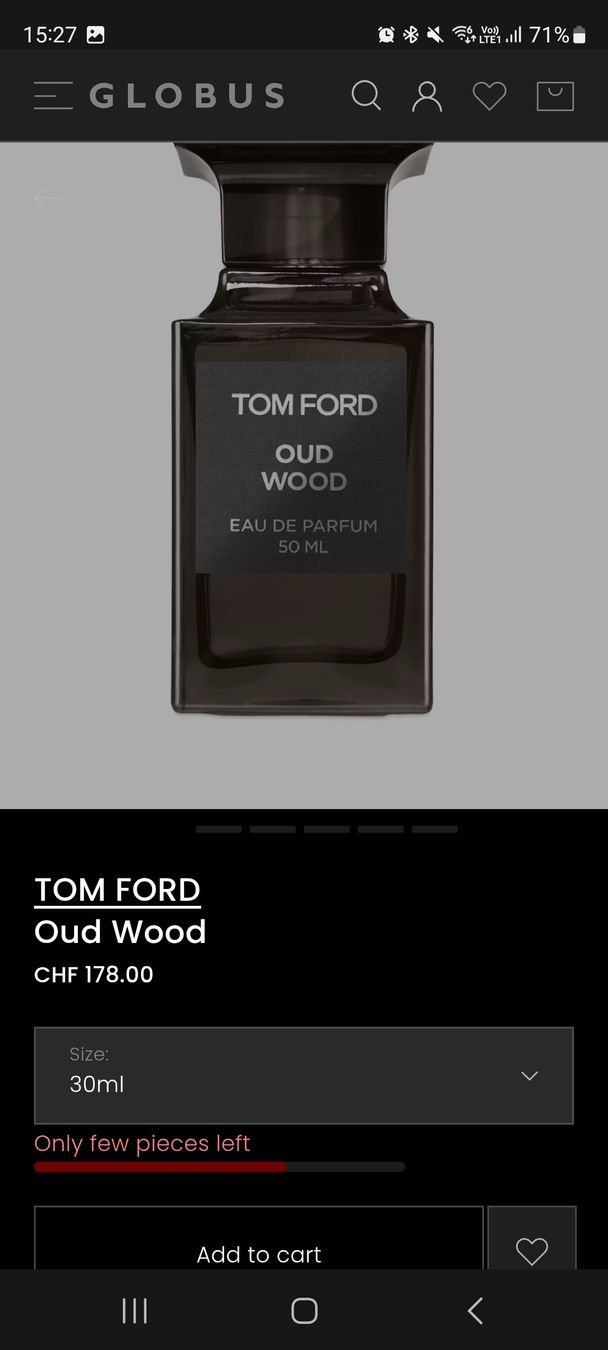 Tom Ford Profumi & Eau de Toilette: TOM FORD OUD WOOD EAU DE PARFUM, 30ML – Nuovo (secondo la descrizione) da Zürich venduto da mer_6tqg