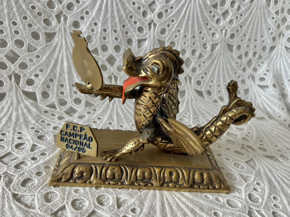 Statuette: Messing Skulptur Drachen Figur 1600 Gram – Usato da Frenkendorf venduto da Only1 8