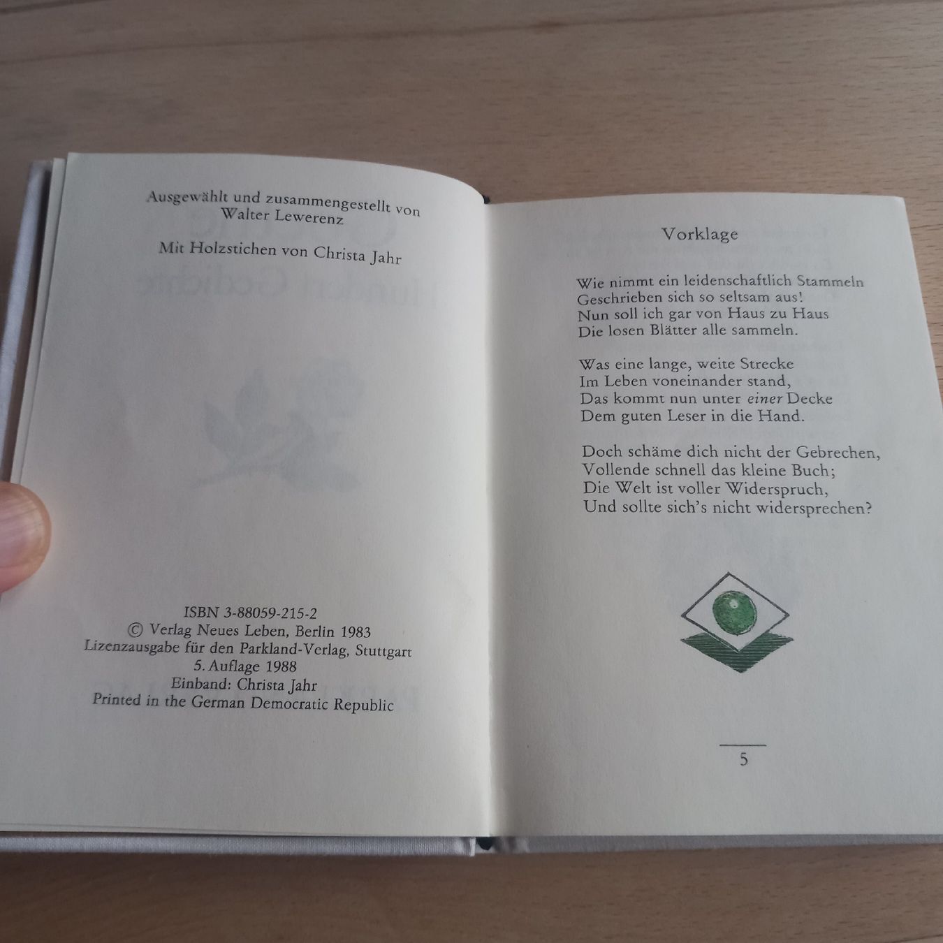 Livres: Goethe Hundert Gedichte – D'occasion à Ebnat-Kappel par blazzi 3