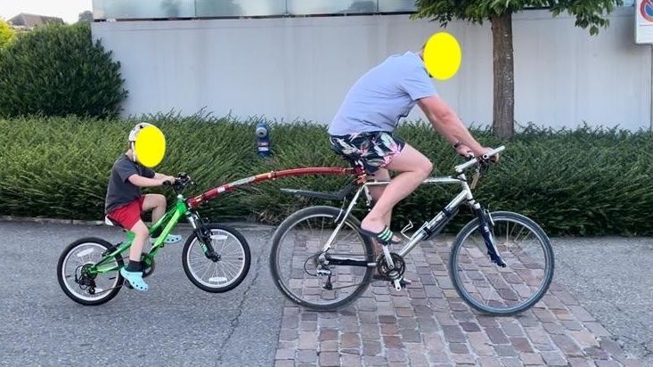 Biciclette: Trail gator tandem for kids' bikes – Usato da Thalwil venduto da Emanuele85
