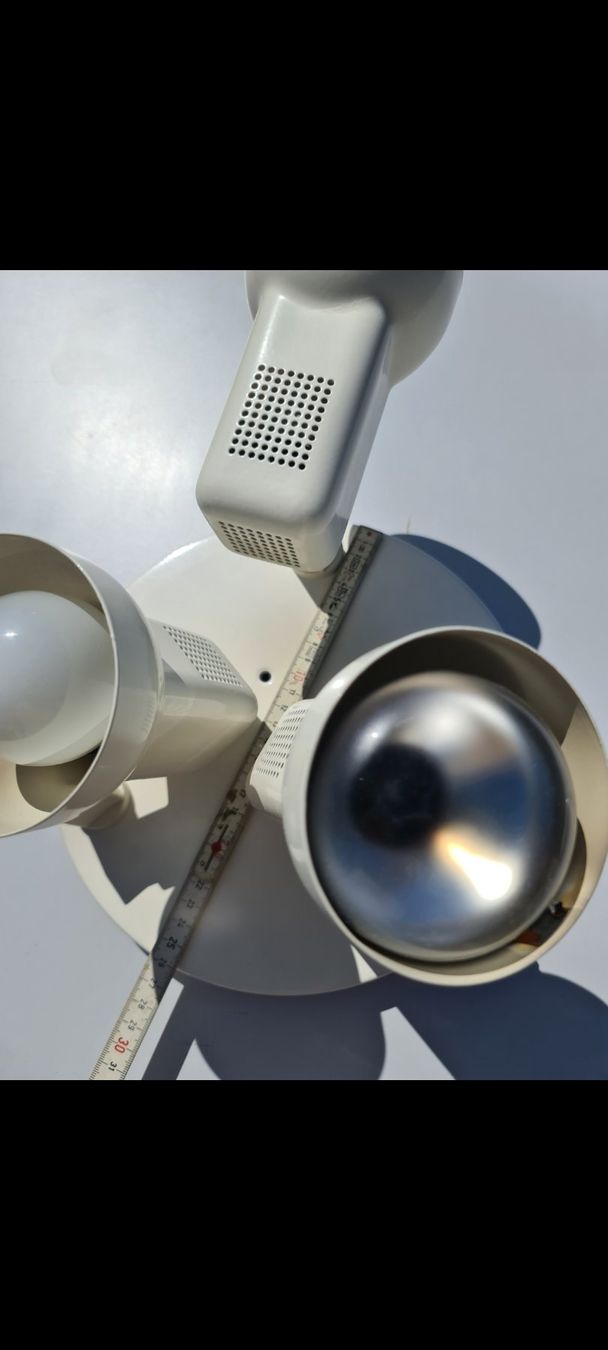Lampadari & plafoniere: Vintage Spot Lampe, Deckenlampe, Weiss – Usato da Niederlenz venduto da DaveDasWahnsinn 3