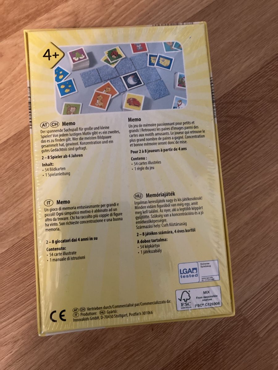 Giochi: Memo Spiel neu – Nuovo e nell'imballaggio originale da Emmenbrücke venduto da JJ_89 1