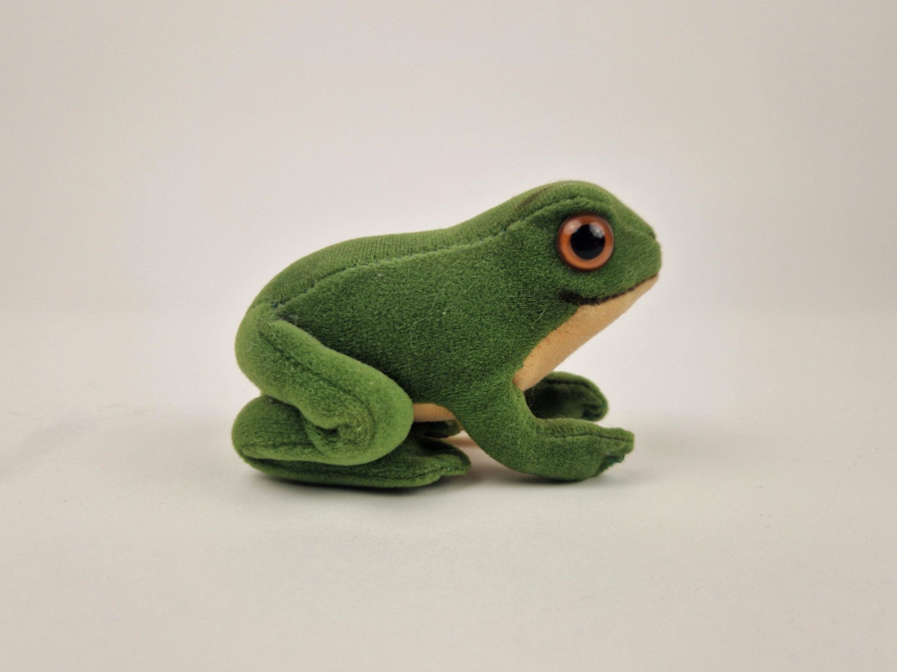 Steiff Giocattoli: Steiff Frosch "Froggy" Plüschtier – Usato da Basel venduto da Restwert_Basel 2