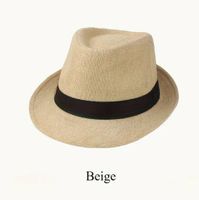 NEUER hübscher Sonnenhut Hellbeige-Schwarz - 225421