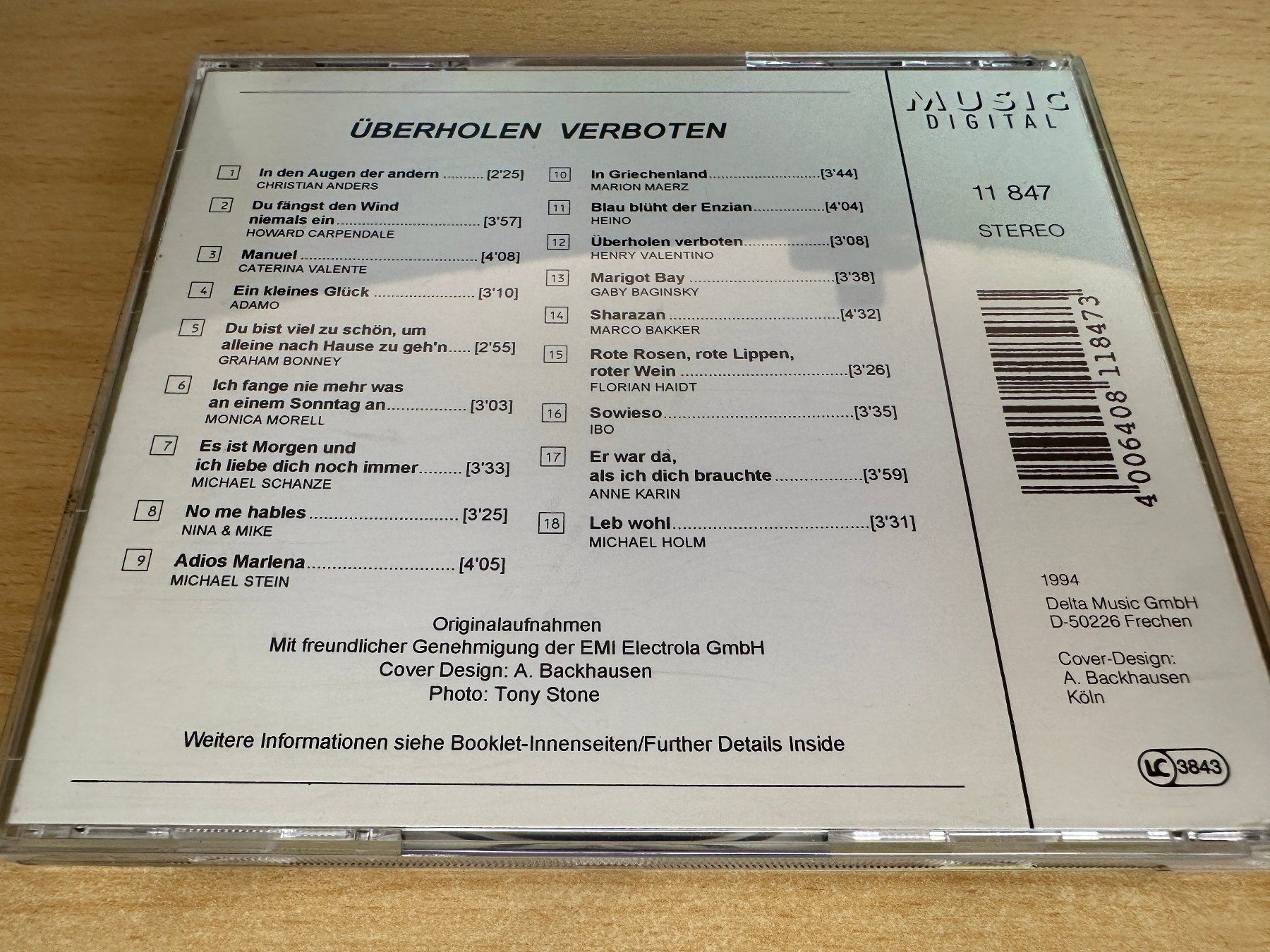 CD: Various – Überholen Verboten! – Usato da Rikon im Tösstal venduto da Alpenmutz 1
