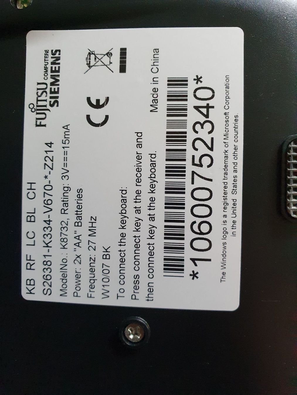 Tastiere: Fujitsu Siemens Scaleo – Nuovo (secondo la descrizione) da Muttenz venduto da pixopus 5
