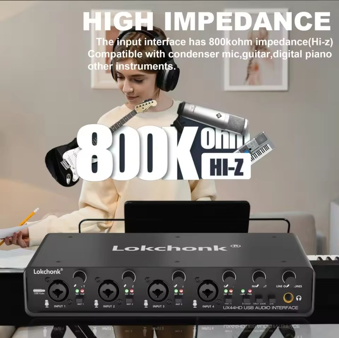 Attrezzatura per studi di registrazione: Interface Audio UX44: Studio Pro 32-bit/192kHz, 4 Canaux – Nuovo e nell'imballaggio originale da Villars-sur-Glâne venduto da Danger_Mod 2