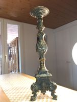 Jugendstil Kerzenhalter massive Bronze um 1900j Top