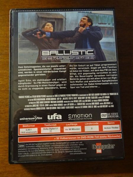 Tutti i DVDs: Ballistic: Ecks vs. Sever – Usato da Erstfeld venduto da Mario_boe0 2