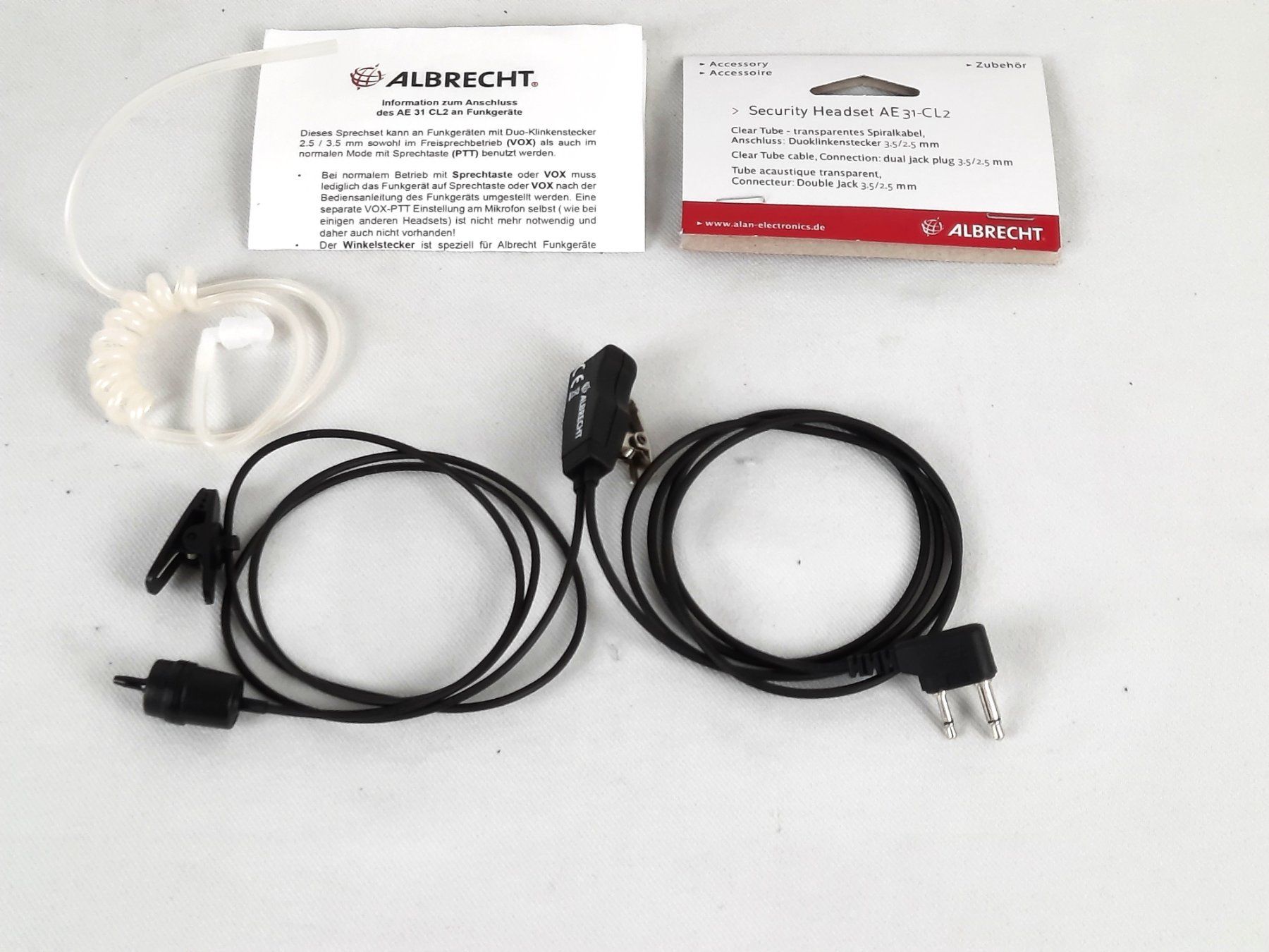 Funktechnik: ALBRECHT AE 31 CL2 Security Headset – Neu (gemäss Beschreibung) aus Beinwil am See von Restwert_Beinwil