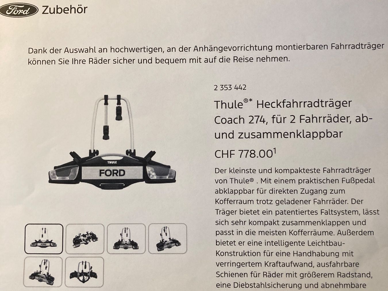 Supports de vélo: Heckfahrradträger – D'occasion à Menzingen par Metzgerhabi