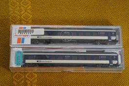 Personenwagen 2 Kl. BLS hell/blau (2 Stk.)