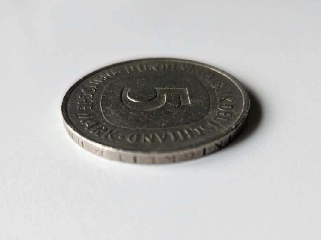 Alle Münzen: Pièce 5 Deutsche Mark 1976 J – Gebraucht aus Echandens von annegug 2