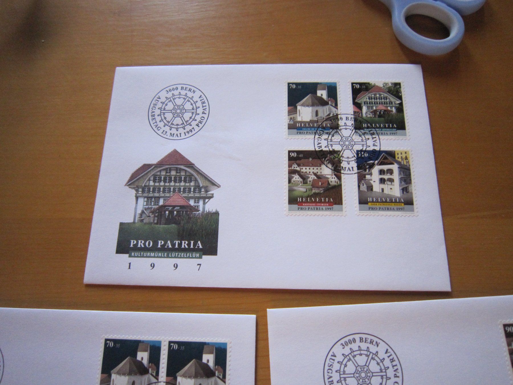 Tutti i francobolli: PP 1997 FDC Serie und 4er Blocks – Usato da Gordola venduto da Polentaefung 1