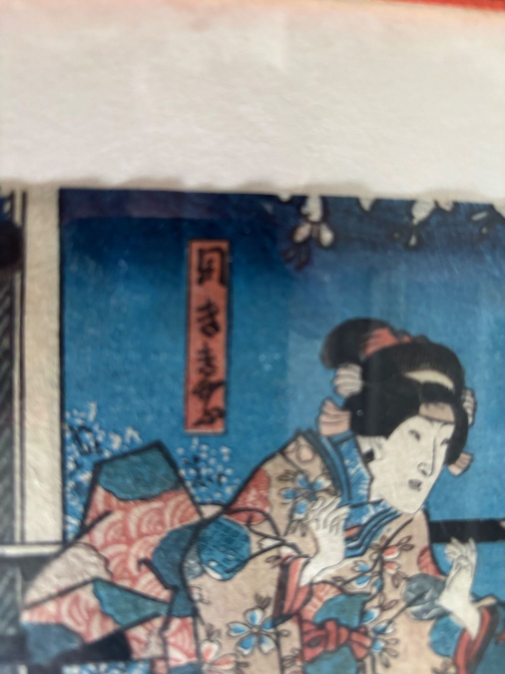 Holzschnitte: Japanischer Holzschnitt von Kunisada – Gebraucht aus rotkreuz von baudisch 3