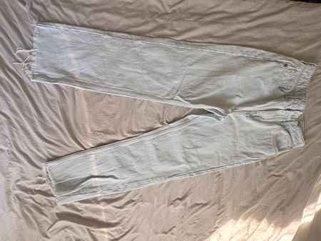 Jean denim clair femme taille 34 bon état