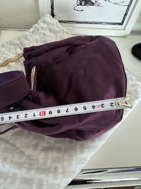 Diane von Furstenberg Taschen: DIANE VON FURSTENBERG Love Power Mini Satin Drawstring Bag – Neu und originalverpackt aus Zuerich von Moochie 7