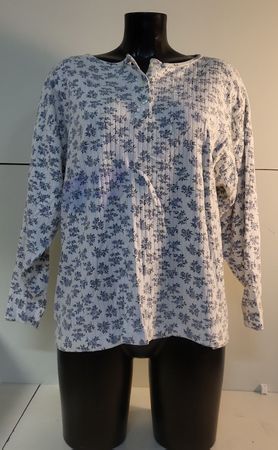 Pullover mit Blumenmuster, Gr. S  (nov216)