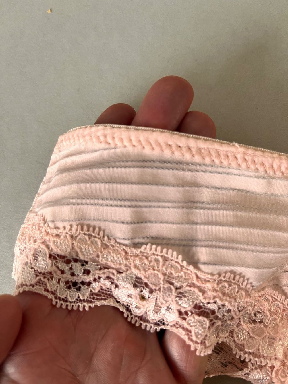 Altra biancheria intima: S. OLIVER, Slip mit Spitzen, Grösse 44/46, Farbe Hellrosa – Nuovo e nell'imballaggio originale da Rudolfstetten venduto da gst_g7xl 5