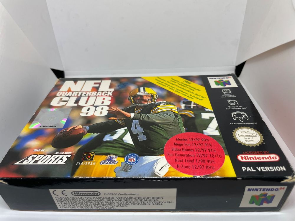 NFL Quaterback Club 98 N64 OVP Nintendo | Kaufen auf Ricardo