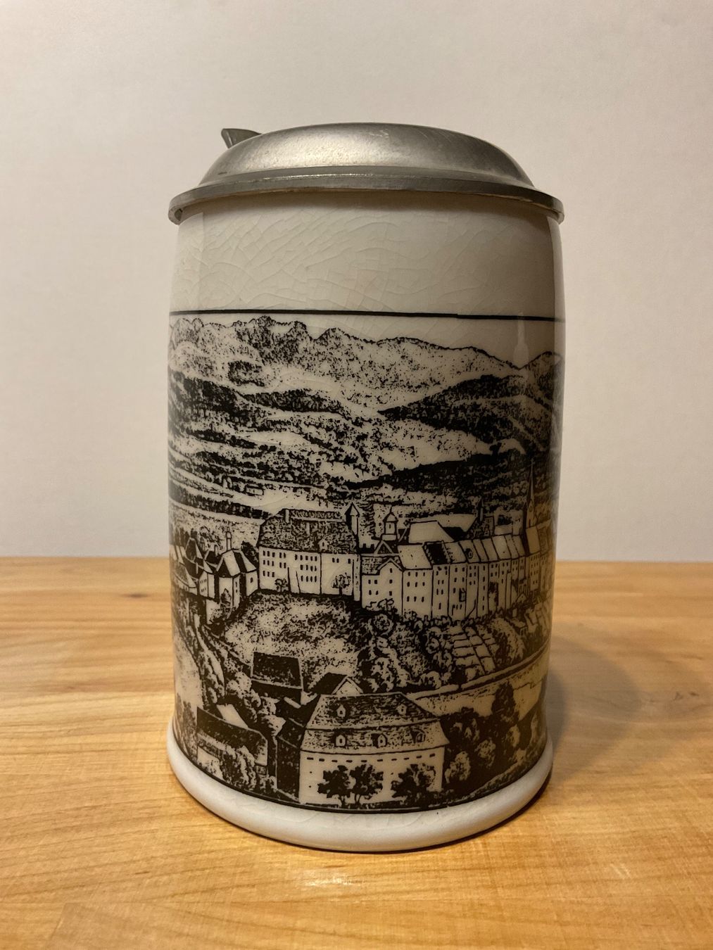 Bicchieri: Bier Humpen / Keramik mit Zinndeckel – Usato da Rümlang venduto da baselsale1 1