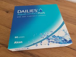 DAILIES AquaComfort Plus 90 Tageslinsen –7.00 – ungeöffnet
